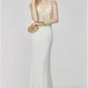 Formal Gowns Alyce Paris 6506 V-Neck Embellished Long Dress