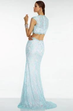 Alyce Paris - 6513 Two Piece Lace Evening Gown