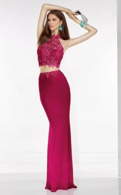 Formal Gowns Alyce Paris - 6520 Two Piece Jersey Sheath Dress 9 Formal Gowns Alyce Paris - 6520 Two Piece Jersey Sheath Dress