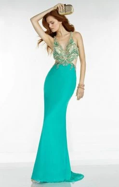 Formal Gowns Alyce Paris - 6524 Prom Dress In Turquoise