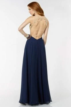Alyce Paris - 6527 Prom Dress In Navy Gold