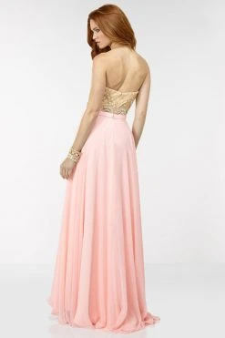 Alyce Paris - 6556 Prom Dress In Rosewater Nude Gold