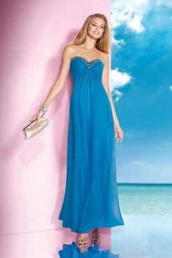 Formal Gowns Alyce Paris - B'Dazzle - 35592 Dress In Deep Water