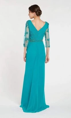 Alyce Paris - Black Label - 29681 Ornate Draped Sheath Gown Formal Gowns