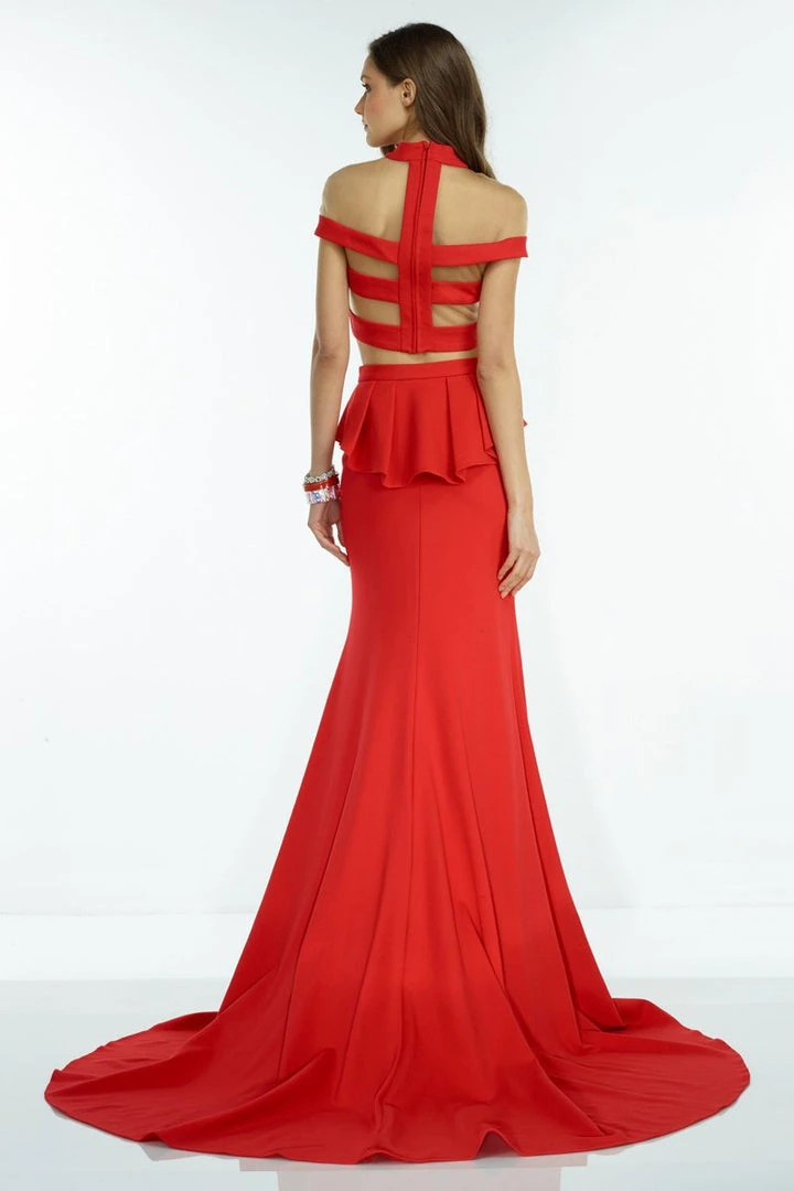 Formal Gowns Alyce Paris - Claudine - 2527 Three Piece High Mermaid Dress 4 Formal Gowns Alyce Paris - Claudine - 2527 Three Piece High Mermaid Dress