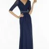 Alyce Paris Fitted Embellished Waist Evening Dress - 1 Pc Navy In Size 12 Available Formal Gowns 1 Alyce Paris Fitted Embellished Waist Evening Dress - 1 Pc Navy In Size 12 Available Formal Gowns