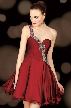 Alyce Paris - Homecoming - 4403 Dress In Wine Formal Gowns