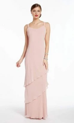 Formal Gowns Alyce Paris - Long Sleeve Cowl Neck Tiered Sheath Gown 27298 - 1 Pc Midnight Blue In Size 12 Available 6 Formal Gowns Alyce Paris - Long Sleeve Cowl Neck Tiered Sheath Gown 27298 - 1 Pc Midnight Blue In Size 12 Available