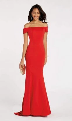 Alyce Paris - Off Shoulder Jersey Mermaid Evening Gown 60294 - 2 Pcs Navy In Size 4 And 10 And 1 Pc Black In Size 8 Available Formal Gowns 12 Alyce Paris - Off Shoulder Jersey Mermaid Evening Gown 60294 - 2 Pcs Navy In Size 4 And 10 And 1 Pc Black In Size 8 Available Formal Gowns