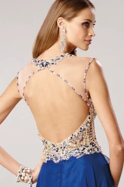 Formal Gowns Alyce Paris - Prom - 6463 Embellished Illusion Chiffon Evening Gown 5 Formal Gowns Alyce Paris - Prom - 6463 Embellished Illusion Chiffon Evening Gown