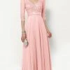 Formal Gowns Alyce Paris Quarter Sleeve Embellished Tulle Gown 1 Formal Gowns Alyce Paris Quarter Sleeve Embellished Tulle Gown