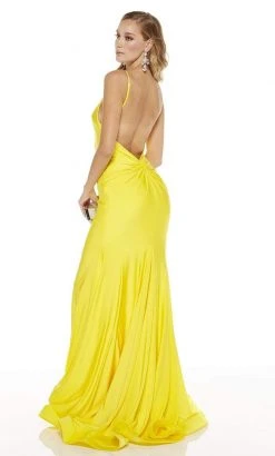 Alyce Paris - Sexy Open Back Mermaid Gown - 2 Pc Ocean In Size 4 And 6 Available