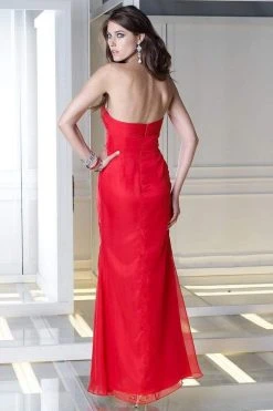 Alyce Paris - Strapless Sweetheart Long Prom Dress With Brooch Accent 35709 5 Alyce Paris - Strapless Sweetheart Long Prom Dress With Brooch Accent 35709