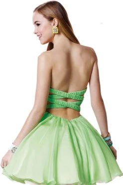 Cocktail Dresses Alyce Paris - Sweet 16 - 3641 Encrusted Sweetheart Ruched Short Dress