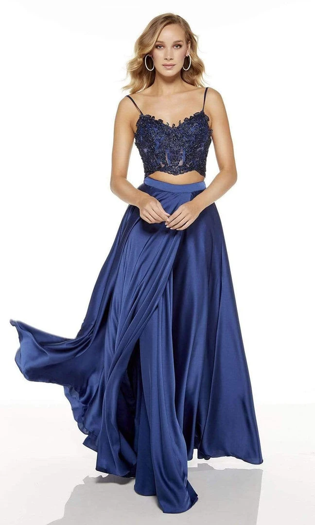 Alyce Paris - Two Piece Ornate Bodice Dress 60777 - 1 Pc Rosegold In Size 0 Available 4 Alyce Paris - Two Piece Ornate Bodice Dress 60777 - 1 Pc Rosegold In Size 0 Available