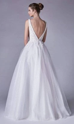 Formal Gowns Andrea And Leo - A0696 Floral Appliqued Beaded V Cut Bodice Ballgown 17 Formal Gowns Andrea And Leo - A0696 Floral Appliqued Beaded V Cut Bodice Ballgown