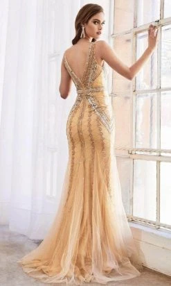 Formal Gowns Andrea And Leo - A0756 Plunging V Neck Trumpet Dress 7 Formal Gowns Andrea And Leo - A0756 Plunging V Neck Trumpet Dress