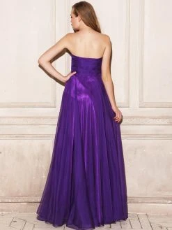 Formal Gowns Angela & Alison - 21037 Strapless Ruched Sweetheart Empire Gown 9 Formal Gowns Angela & Alison - 21037 Strapless Ruched Sweetheart Empire Gown