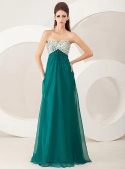 Formal Gowns Angela & Alison - 21047 Strapless Bejeweled Empire Long Gown