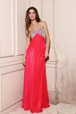 Formal Gowns Angela & Alison - 21047 Strapless Bejeweled Empire Long Gown 15 Formal Gowns Angela & Alison - 21047 Strapless Bejeweled Empire Long Gown