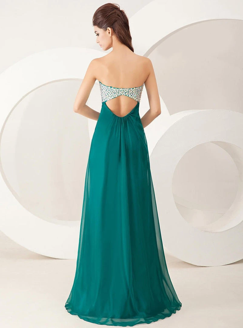 Formal Gowns Angela & Alison - 21047 Strapless Bejeweled Empire Long Gown 4 Formal Gowns Angela & Alison - 21047 Strapless Bejeweled Empire Long Gown