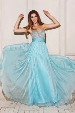 Formal Gowns Angela & Alison - 21050 Ornate Strapless Ruched Waist Long Gown 10 Formal Gowns Angela & Alison - 21050 Ornate Strapless Ruched Waist Long Gown