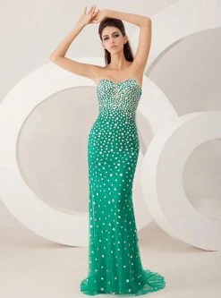 Angela & Alison - 21100 Strapless Jeweled Sweetheart Sheath Gown 12 Angela & Alison - 21100 Strapless Jeweled Sweetheart Sheath Gown