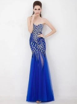 Angela & Alison - 41001 Strapless Crystal-Festooned Tulle Gown Formal Gowns 16 Angela & Alison - 41001 Strapless Crystal-Festooned Tulle Gown Formal Gowns