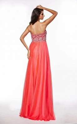 Angela & Alison - 51080 Strapless Beaded Empire Chiffon Dress
