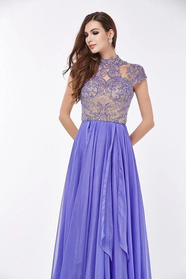 Angela & Alison - 61139 Crystal Embellished High Neck Gown Formal Gowns 4 Angela & Alison - 61139 Crystal Embellished High Neck Gown Formal Gowns