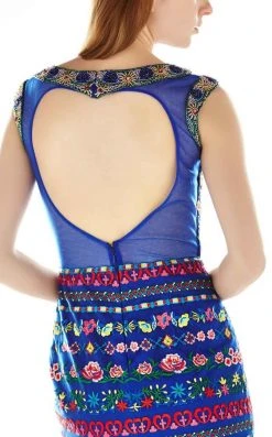 Angela & Alison - 62039 Floral Embroidered Cocktail Dress 15 Angela & Alison - 62039 Floral Embroidered Cocktail Dress