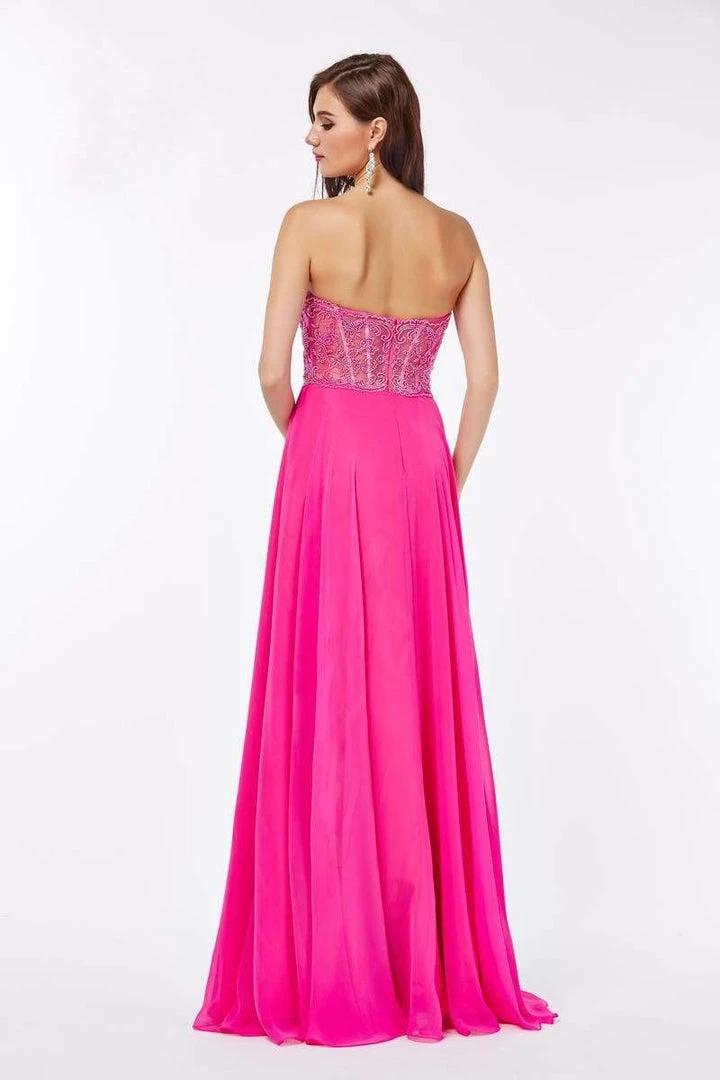 Angela & Alison - 661144 Strapless Ruched Evening Gown Formal Gowns 6 Angela & Alison - 661144 Strapless Ruched Evening Gown Formal Gowns