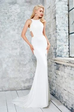 Angela & Alison - 71006 Pleated Halter Trumpet Dress 9 Angela & Alison - 71006 Pleated Halter Trumpet Dress