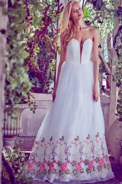 Angela & Alison - 71009 Ruched Deep Sweetheart Ballgown Formal Gowns