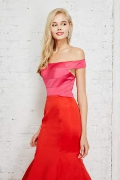 Angela & Alison - 71057 Pleated Off Shoulder Mermaid Dress Formal Gowns 10 Angela & Alison - 71057 Pleated Off Shoulder Mermaid Dress Formal Gowns