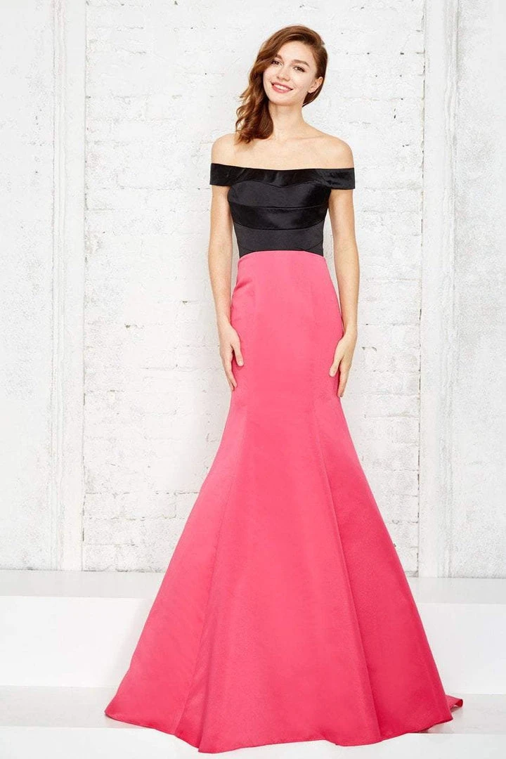 Angela & Alison - 71057 Pleated Off Shoulder Mermaid Dress Formal Gowns 3 Angela & Alison - 71057 Pleated Off Shoulder Mermaid Dress Formal Gowns