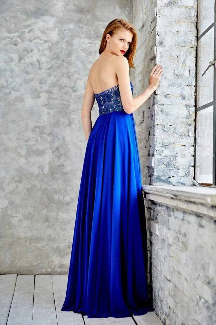 Angela & Alison - 71065 Strapless Beaded Empire Gown 4 Angela & Alison - 71065 Strapless Beaded Empire Gown