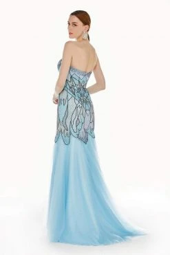 Formal Gowns Angela & Alison - 71080 Beaded Sweetheart A-line Dress