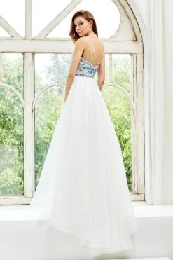 Angela & Alison - 71086 Beaded Chiffon Evening Gown