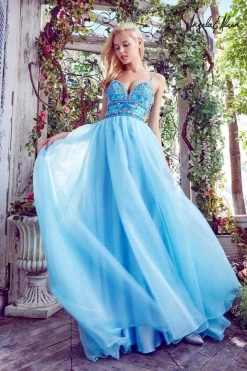 Angela & Alison - 71086 Beaded Chiffon Evening Gown