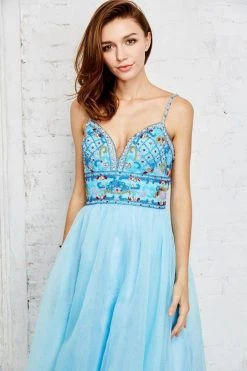 Angela & Alison - 71086 Beaded Chiffon Evening Gown