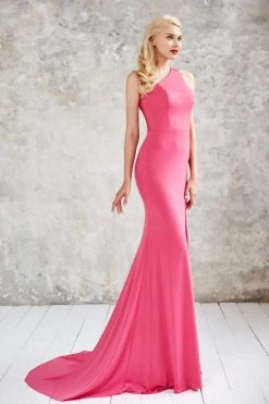 Formal Gowns Angela & Alison - 71092 Sleeveless Asymmetric Trumpet Dress