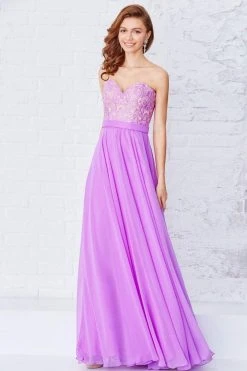 Formal Gowns Angela & Alison - 71112 Embroidered Sweetheart A-line Dress