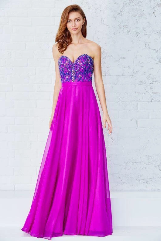 Formal Gowns Angela & Alison - 71120 Strapless Ornate Beaded Long Dress 5 Formal Gowns Angela & Alison - 71120 Strapless Ornate Beaded Long Dress
