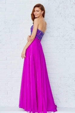 Formal Gowns Angela & Alison - 71120 Strapless Ornate Beaded Long Dress 10 Formal Gowns Angela & Alison - 71120 Strapless Ornate Beaded Long Dress