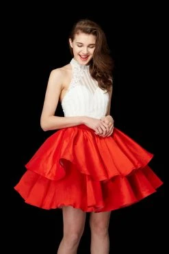 Angela & Alison - 72026 Two Piece Embellished A-line Dress 14 Angela & Alison - 72026 Two Piece Embellished A-line Dress