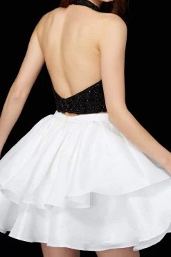 Angela & Alison - 72026 Two Piece Embellished A-line Dress 13 Angela & Alison - 72026 Two Piece Embellished A-line Dress