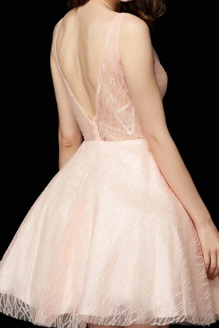 Angela & Alison - 72039 Sleeveless Embellished Tulle Cocktail Dress 10 Angela & Alison - 72039 Sleeveless Embellished Tulle Cocktail Dress