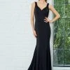 Angela & Alison - 771047 Cowl Back Detail Long Jersey Gown 2 Angela & Alison - 771047 Cowl Back Detail Long Jersey Gown
