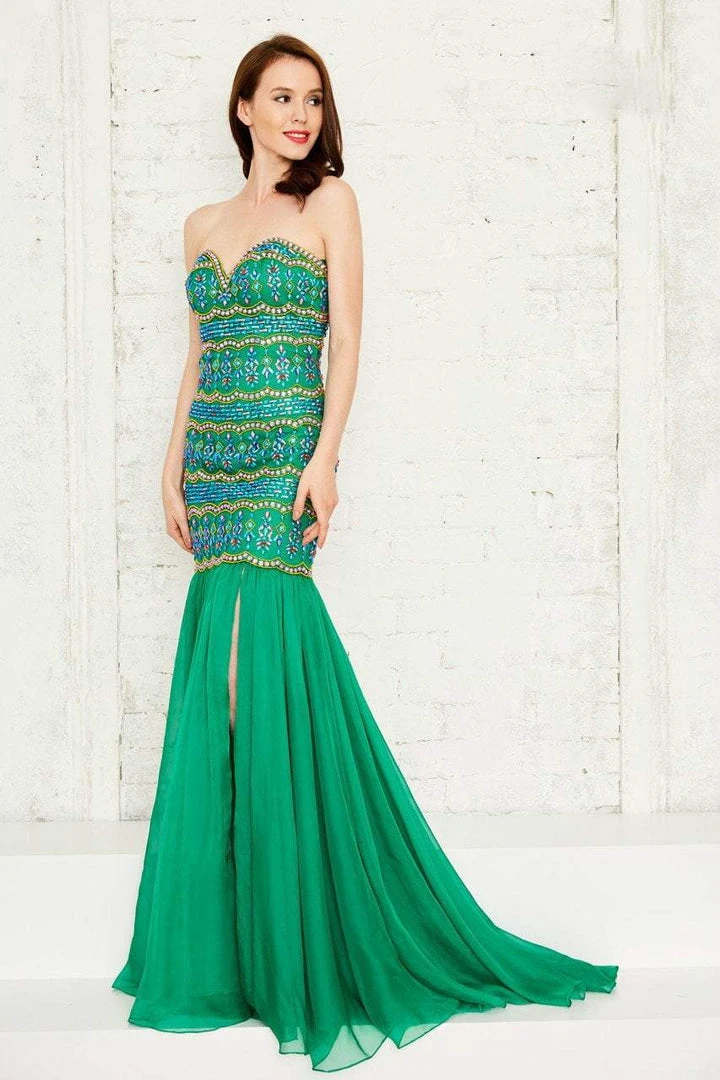 Angela & Alison - 771110 Extravagant Strapless Beaded Sweetheart Mermaid Dress Formal Gowns 3 Angela & Alison - 771110 Extravagant Strapless Beaded Sweetheart Mermaid Dress Formal Gowns